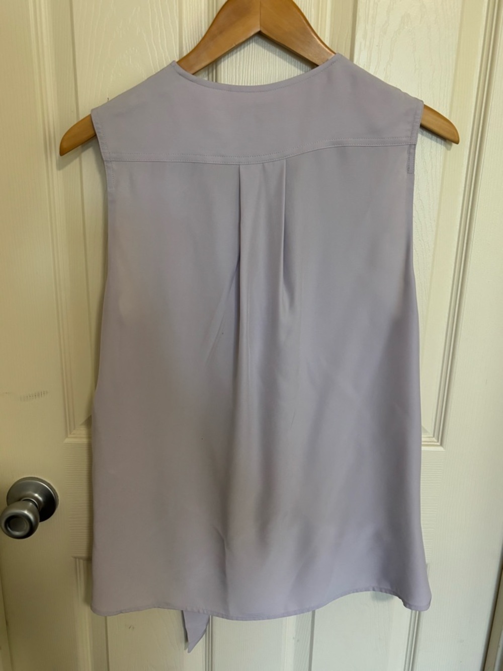 rag & bone Lavender Sleeveless Wrap Tie romantic blouse Camisole - Picture 5 of 5